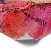 roze dame poster (Hoek)