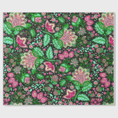 Roze Dame Slipper Bloem NH State Wildflower Cadeaupapier (Vlak)