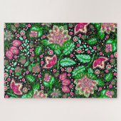 Roze Dame Slipper Bloem NH State Wildflower Legpuzzel (Horizontaal)