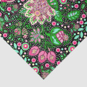 Roze Dame Slipper Bloem NH State Wildflower Tissuepapier (Detail)