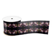Roze Dame Slipper Orchidee Abstract Satijnen Lint (Spoel)
