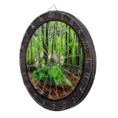 Roze Dame Slipper wilde Orchidee Dartbord (Voorkant Rechts)