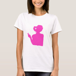 Roze dame t-shirt
