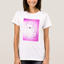 Roze dame t-shirt