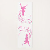 Roze dame. yogamat (Achterkant)