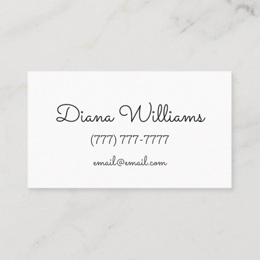 Roze Dames gepersonaliseerde Avon Visitekaartje (Achterkant)