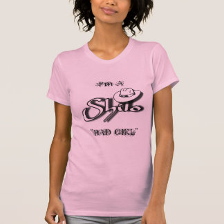 Roze dames Shilo "BAD GIRL"-camisole (gemonteerd) T-shirt
