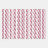 Roze Damesgolf Inpakpapier Vel (Voorkant 2)