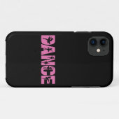 Roze DANCE met Ballerina Cutouts Case-Mate iPhone Case (Achterkant (horizontaal))