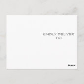 Roze Dandelion Briefpapier Briefkaart (Achterkant)