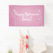 Roze Dandelion, Pensioenpartij Spandoek (Insitu)