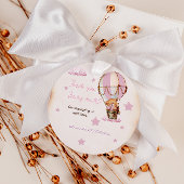 Roze Dank je Bary Veel Teddy Bear Bedankjes Labels