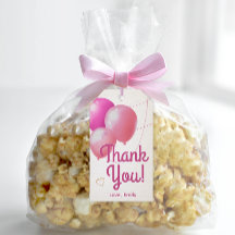 Roze Dank Je Verjaardag Meisjesachtig