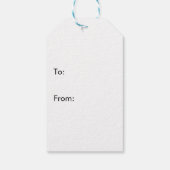 Roze dank u cadeau labels cadeaulabel (Achterkant)