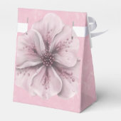  Roze Dank u Floral Bedankdoosjes (Achterkant)