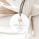 Roze Dank u Parels & Prosecco Vrijgezellenfeest Bedankjes Labels