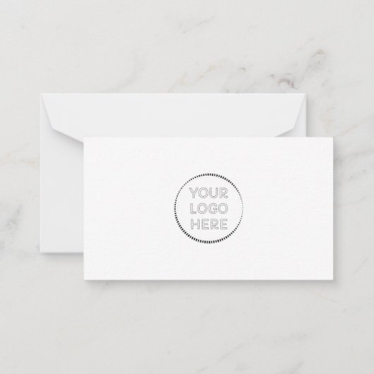 Roze dank voor uw steun notitiekaartje (Achterkant)