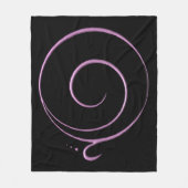 Roze Dankbaarheid Fleece Deken (Voorkant)
