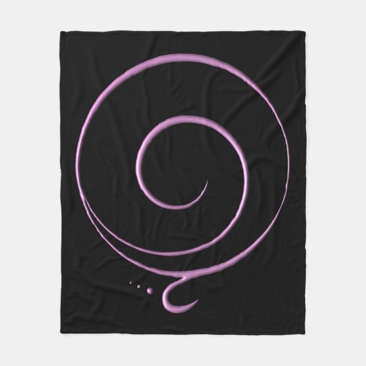 Roze Dankbaarheid Fleece Deken (Voorkant)