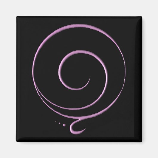 Roze Dankbaarheid  Magneet (Voorkant)
