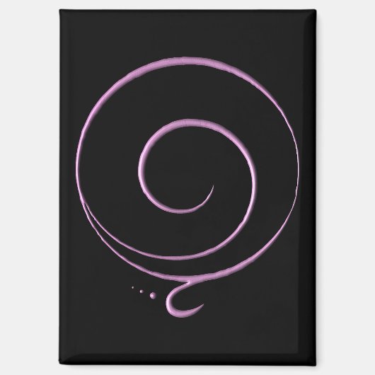 Roze Dankbaarheid  Magneet (Voorkant)
