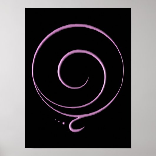 Roze Dankbaarheid  Poster (Voorkant)