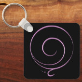 Roze Dankbaarheid  Sleutelhanger (Voorkant)