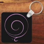 Roze Dankbaarheid  Sleutelhanger (Achterkant)