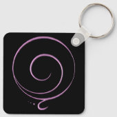 Roze Dankbaarheid  Sleutelhanger (Achterkant)