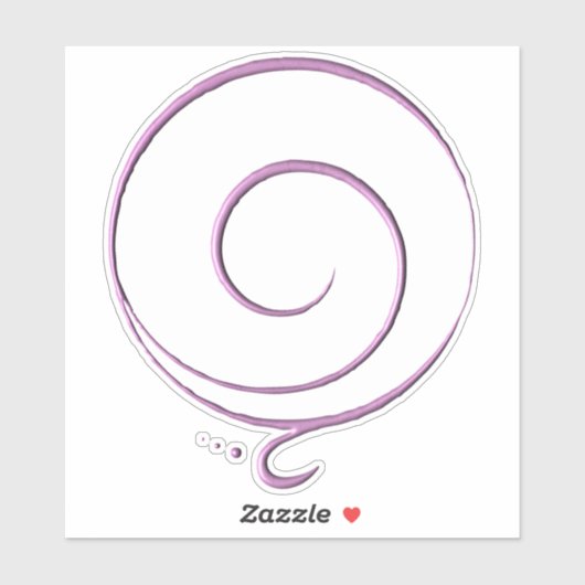 Roze Dankbaarheid  Sticker (Vel)