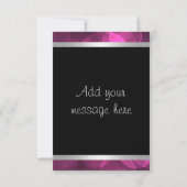 Roze Dankkaartjes Bedankkaart (Achterkant)