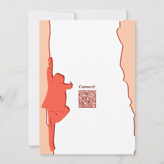 Roze dans 14e verjaardagsfeest uitnodiging (Achterkant)