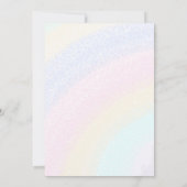 Roze Dansende Skeletten Rainbow Halloween Party Kaart (Achterkant)