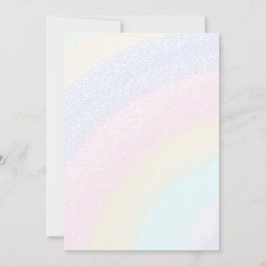 Roze Dansende Skeletten Rainbow Halloween Party Kaart (Achterkant)