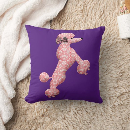 Roze danserend Paars Kussen (Deken)