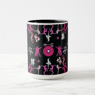 Roze danseres met patroon Home Decor Mok