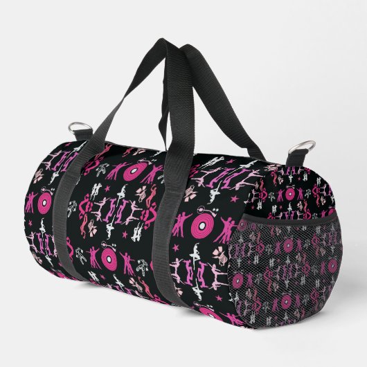 Roze danseres met patroon Home Decor Plunjezak (Rechterhoek)