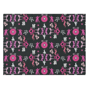 Roze danseres met patroon Home Decor Tafelkleed