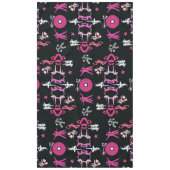 Roze danseres met patroon Home Decor Tafelkleed (Voorkant)