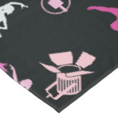 Roze danseres met patroon Home Decor Tafelkleed (Gekanteld)