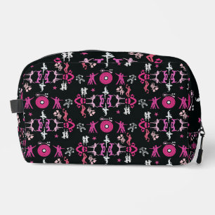 Roze danseres met patroon Home Decor Toilettasje