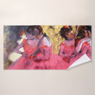 Roze dansers, Edgar Degas Badhanddoek