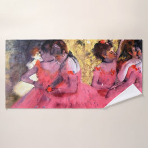 Roze dansers, Edgar Degas Badhanddoek