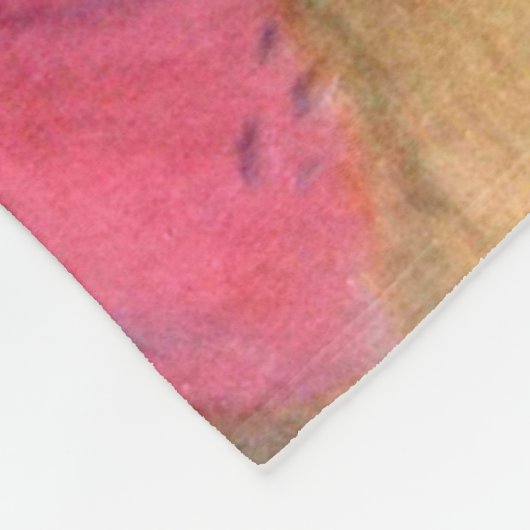 Roze dansers, Edgar Degas Fleece Deken (Hoek)