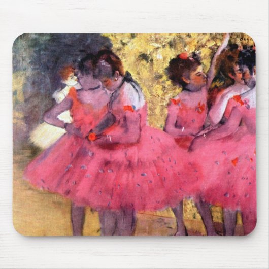 Roze dansers, Edgar Degas Muismat (Voorkant)