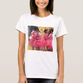 Roze dansers, Edgar Degas T-shirt (Voorkant)