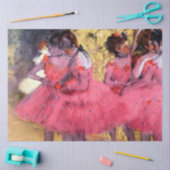 Roze dansers, Edgar Degas Tissuepapier (Craft)