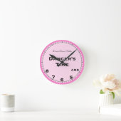 Roze danser's Time 5, 6, 7 en 8 Ronde Klok (Huis)
