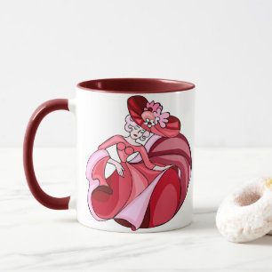 Roze dansmeisje mok