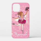 Roze danstersterren in Ballerina Case-Mate iPhone Case (Achterkant)